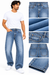 Men's Light Blue Stone-Wash Denim Jeans – Classic Casual Style