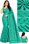 Women's Floral Printed Saree – Multicolor Variants
