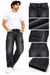 Men's Washed Black Cargo Jeans | Relaxed Fit Denim