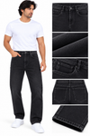 Men's Classic Black Denim Jeans