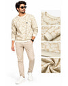Men’s Black Marble Print Full Sleeve tshirt – Premium Casual Wear