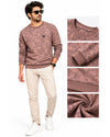 Men’s Black Marble Print Full Sleeve tshirt – Premium Casual Wear
