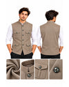 Classic Black Designer Half Coat for Men