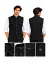 Classic Black Designer Half Coat for Men