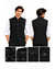 Classic Black Designer Half Coat for Men
