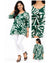 Stylish Green Leaf Printed Women’s Top