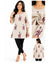 Elegant Women’s Printed A-Line Kurti – Stylish 3/4 Sleeve Ethnic Wear