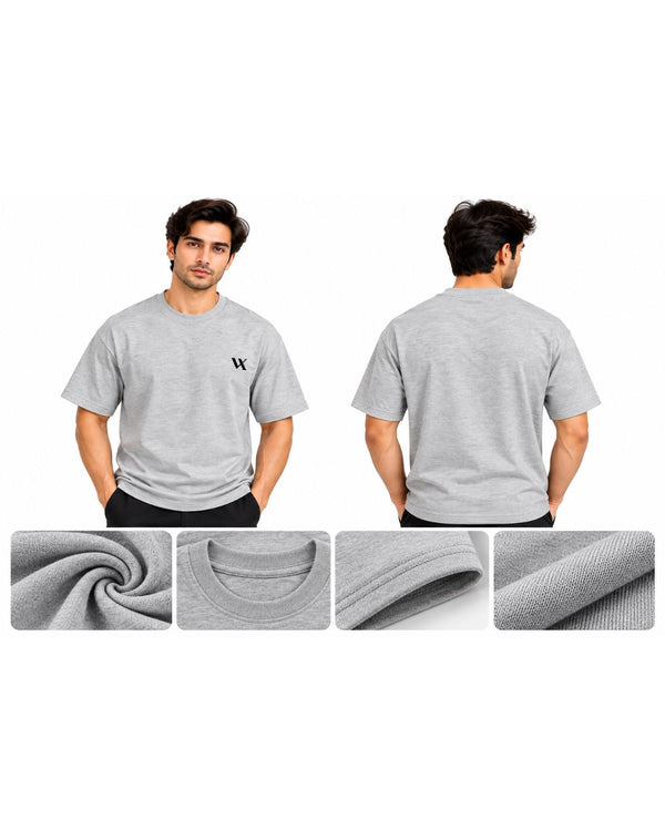 Men’s Premium Grey Body fit T-Shirt – Classic & Minimal Style