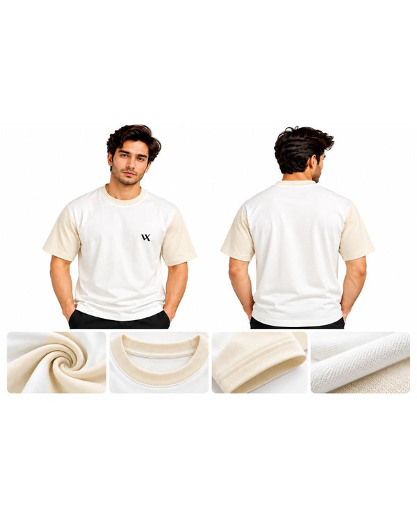 Men’s Premium Beige Oversized T-Shirt – Minimal & Stylish Look