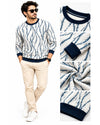 Men’s Premium Printed Quilted Sweatshirt – Stylish Winter Comfort
