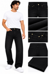 Men's Premium Black Denim Jeans – Classic Everyday Style