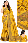 Elegant Floral Border Saree – Premium Ethnic Wear Collection