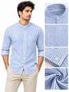 Men’s Premium Blue & White Striped Full Sleeve Shirt