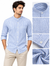 Men’s Premium Blue & White Striped Full Sleeve Shirt