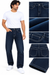Men's Dark Indigo Jeans with Contrast Stitching – Classic Denim Style