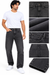 Charcoal Grey Washed Denim Jeans for Men