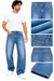 Men’s Light Blue Washed Denim Jeans – Classic Everyday Style