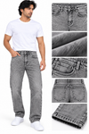 Men’s Grey Acid Wash Denim Jeans – Modern Everyday Style