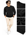 Men’s Premium Textured tshirt – Beige Chevron Pattern |
