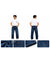 Men’s Dark Blue Baggy Fit Jeans – Classic Denim & Streetwear Style