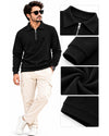 Men’s Premium Quarter-Zip Fleece Sweatshirt | Soft & Stylish Winter Wear