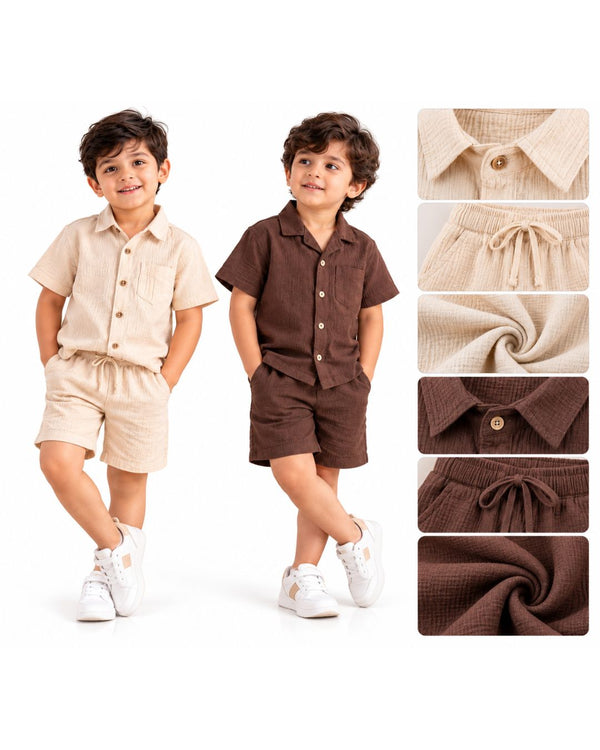 Premium Kids’ Cotton Co-Ord Set – Stylish Comfort for Every Little Adventure