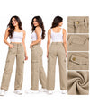 Women’s Grey Embroidered Wide-Leg Jeans – Stylish & Trendy Fit