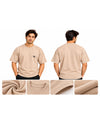 Men’s Premium Beige Oversized T-Shirt – Minimal & Stylish Look