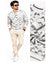 Men’s Premium Quilted Sweatshirt – Modern Wave Print | Winter Casual Wear